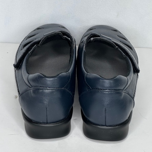 Sas Roamer Slip On Loafers Navy Blue Mary Jane T-strap Lightweight Sz‎ 7.5 - Picture 2 of 11